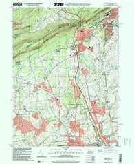 Wind Gap Pennsylvania Historical topographic map, 1:24000 scale, 7.5 X 7.5 Minute, Year 1999