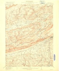 Wind Gap Pennsylvania Historical topographic map, 1:62500 scale, 15 X 15 Minute, Year 1916
