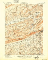 Wind Gap Pennsylvania Historical topographic map, 1:62500 scale, 15 X 15 Minute, Year 1916