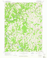 Wind Ridge Pennsylvania Historical topographic map, 1:24000 scale, 7.5 X 7.5 Minute, Year 1964