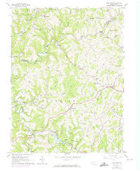 Wind Ridge Pennsylvania Historical topographic map, 1:24000 scale, 7.5 X 7.5 Minute, Year 1964