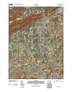 Wind Gap Pennsylvania Historical topographic map, 1:24000 scale, 7.5 X 7.5 Minute, Year 2010