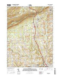 Wind Gap Pennsylvania Current topographic map, 1:24000 scale, 7.5 X 7.5 Minute, Year 2016