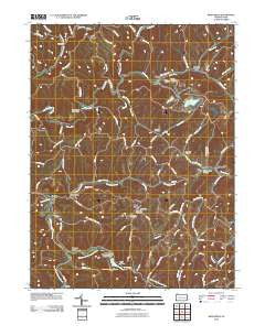 Wind Ridge Pennsylvania Historical topographic map, 1:24000 scale, 7.5 X 7.5 Minute, Year 2010