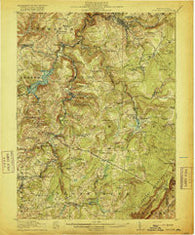 Windber Pennsylvania Historical topographic map, 1:62500 scale, 15 X 15 Minute, Year 1916