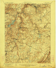 Windber Pennsylvania Historical topographic map, 1:62500 scale, 15 X 15 Minute, Year 1916