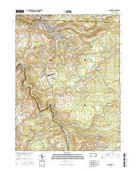 Windber Pennsylvania Current topographic map, 1:24000 scale, 7.5 X 7.5 Minute, Year 2016