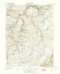 Windber Pennsylvania Historical topographic map, 1:62500 scale, 15 X 15 Minute, Year 1914