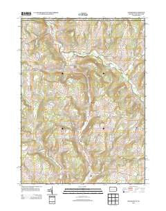 Windham Pennsylvania Historical topographic map, 1:24000 scale, 7.5 X 7.5 Minute, Year 2013