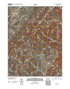 Wittenberg Pennsylvania Historical topographic map, 1:24000 scale, 7.5 X 7.5 Minute, Year 2010