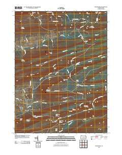 Woodward Pennsylvania Historical topographic map, 1:24000 scale, 7.5 X 7.5 Minute, Year 2010
