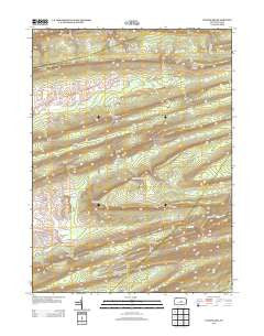 Woodward Pennsylvania Historical topographic map, 1:24000 scale, 7.5 X 7.5 Minute, Year 2013