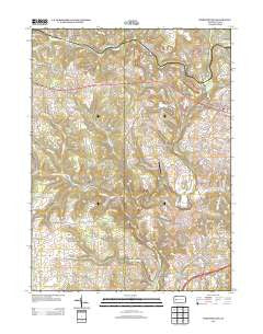 Worthington Pennsylvania Historical topographic map, 1:24000 scale, 7.5 X 7.5 Minute, Year 2013