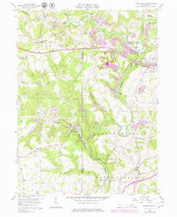 Worthington Pennsylvania Historical topographic map, 1:24000 scale, 7.5 X 7.5 Minute, Year 1958