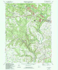 Worthington Pennsylvania Historical topographic map, 1:24000 scale, 7.5 X 7.5 Minute, Year 1993
