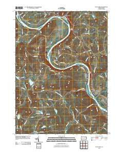 Wyalusing Pennsylvania Historical topographic map, 1:24000 scale, 7.5 X 7.5 Minute, Year 2010