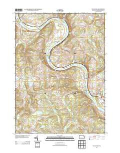 Wyalusing Pennsylvania Historical topographic map, 1:24000 scale, 7.5 X 7.5 Minute, Year 2013