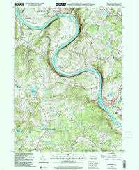 Wyalusing Pennsylvania Historical topographic map, 1:24000 scale, 7.5 X 7.5 Minute, Year 1999