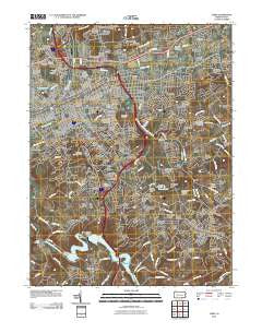 York Pennsylvania Historical topographic map, 1:24000 scale, 7.5 X 7.5 Minute, Year 2010
