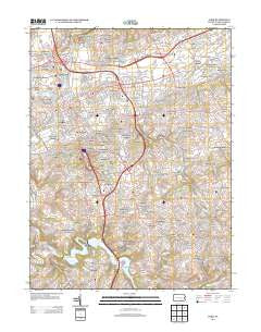 York Pennsylvania Historical topographic map, 1:24000 scale, 7.5 X 7.5 Minute, Year 2013