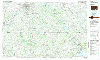 York Pennsylvania Historical topographic map, 1:100000 scale, 30 X 60 Minute, Year 1983
