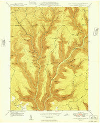 Young Womans Creek Pennsylvania Historical topographic map, 1:24000 scale, 7.5 X 7.5 Minute, Year 1949