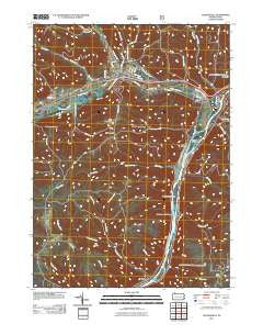 Youngsville Pennsylvania Historical topographic map, 1:24000 scale, 7.5 X 7.5 Minute, Year 2011