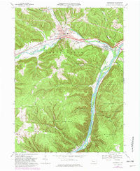 Youngsville Pennsylvania Historical topographic map, 1:24000 scale, 7.5 X 7.5 Minute, Year 1969