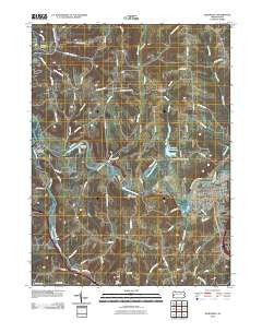 Zelienople Pennsylvania Historical topographic map, 1:24000 scale, 7.5 X 7.5 Minute, Year 2010