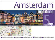 Buy map Amsterdam : popoutmap : 5 maps