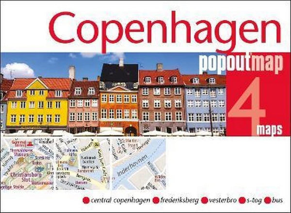 Buy map Copenhagen : popoutmap : 5 maps