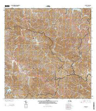 Adjuntas Puerto Rico Current topographic map, 1:20000 scale, 7.5 X 7.5 Minute, Year 2013