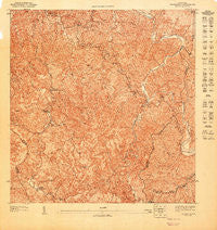 Adjuntas NE Puerto Rico Historical topographic map, 1:10000 scale, 3.75 X 3.75 Minute, Year 1947