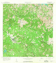 Adjuntas Puerto Rico Historical topographic map, 1:20000 scale, 7.5 X 7.5 Minute, Year 1960