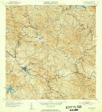 Adjuntas Puerto Rico Historical topographic map, 1:30000 scale, 7.5 X 7.5 Minute, Year 1952