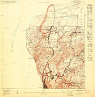 Aguadilla NE Puerto Rico Historical topographic map, 1:10000 scale, 3.75 X 3.75 Minute, Year 1950