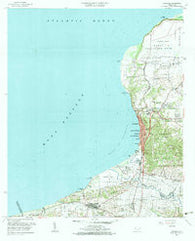 Aguadilla Puerto Rico Historical topographic map, 1:20000 scale, 7.5 X 7.5 Minute, Year 1960