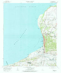 Aguadilla Puerto Rico Historical topographic map, 1:20000 scale, 7.5 X 7.5 Minute, Year 1960