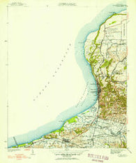 Aguadilla Puerto Rico Historical topographic map, 1:30000 scale, 7.5 X 7.5 Minute, Year 1942