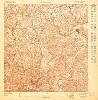 Aguas Buenas NE Puerto Rico Historical topographic map, 1:10000 scale, 3.75 X 3.75 Minute, Year 1947