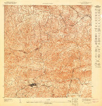 Aguas Buenas SO Puerto Rico Historical topographic map, 1:10000 scale, 3.75 X 3.75 Minute, Year 1947
