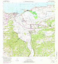 Arecibo Puerto Rico Historical topographic map, 1:20000 scale, 7.5 X 7.5 Minute, Year 1964