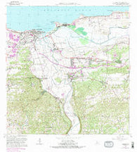 Arecibo Puerto Rico Historical topographic map, 1:20000 scale, 7.5 X 7.5 Minute, Year 1964