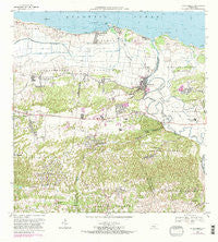Barceloneta Puerto Rico Historical topographic map, 1:20000 scale, 7.5 X 7.5 Minute, Year 1969