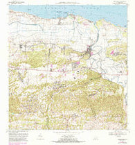 Barceloneta Puerto Rico Historical topographic map, 1:20000 scale, 7.5 X 7.5 Minute, Year 1969