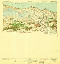 Barceloneta Puerto Rico Historical topographic map, 1:30000 scale, 7.5 X 7.5 Minute, Year 1942