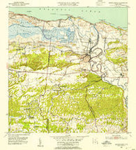 Barceloneta Puerto Rico Historical topographic map, 1:30000 scale, 7.5 X 7.5 Minute, Year 1953