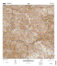 Barranquitas Puerto Rico Current topographic map, 1:20000 scale, 7.5 X 7.5 Minute, Year 2013