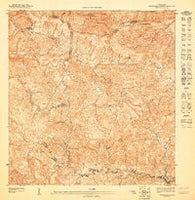 Barranquitas NO Puerto Rico Historical topographic map, 1:10000 scale, 3.75 X 3.75 Minute, Year 1947