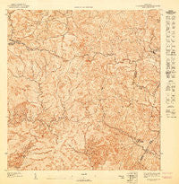 Barranquitas SO Puerto Rico Historical topographic map, 1:10000 scale, 3.75 X 3.75 Minute, Year 1947